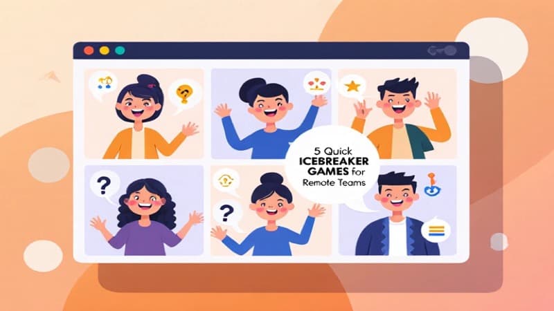 5 Quick icebreaker games for remote teams